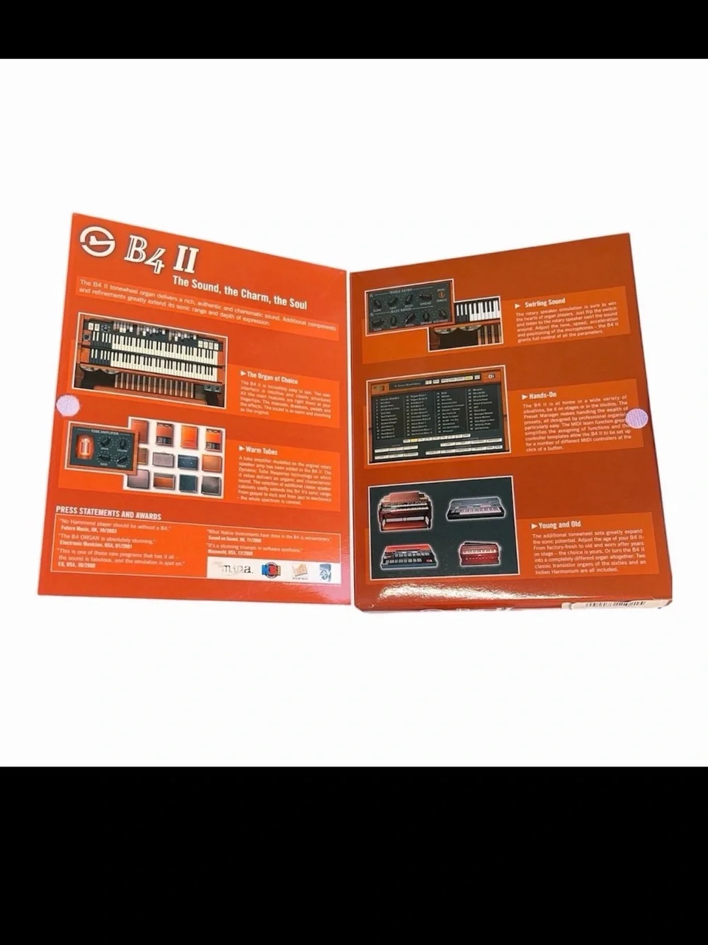 🔥 Native Instruments B4 II Organ Software Complete Box CD Manual Serial Number🔥 - Picture 4 of 5